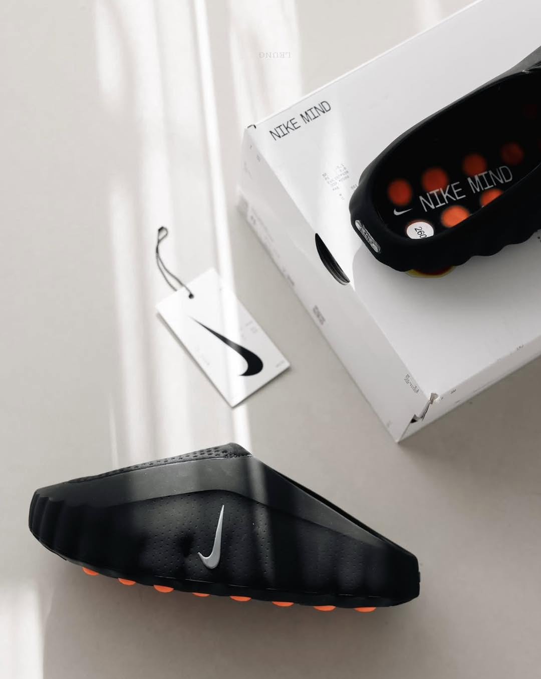 Nike Mind 001 Slide Black Chrome