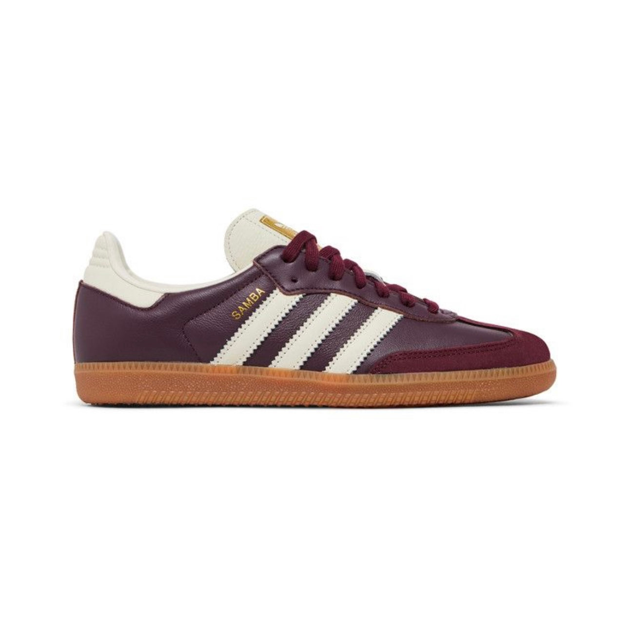 ADIDAS SAMBA OG - MAROON GOLD METALLIC