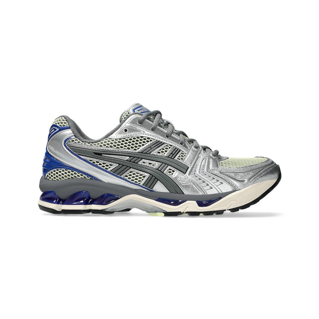 ASICS Gel-Kayano 14 Soft Yellow Asics Blue