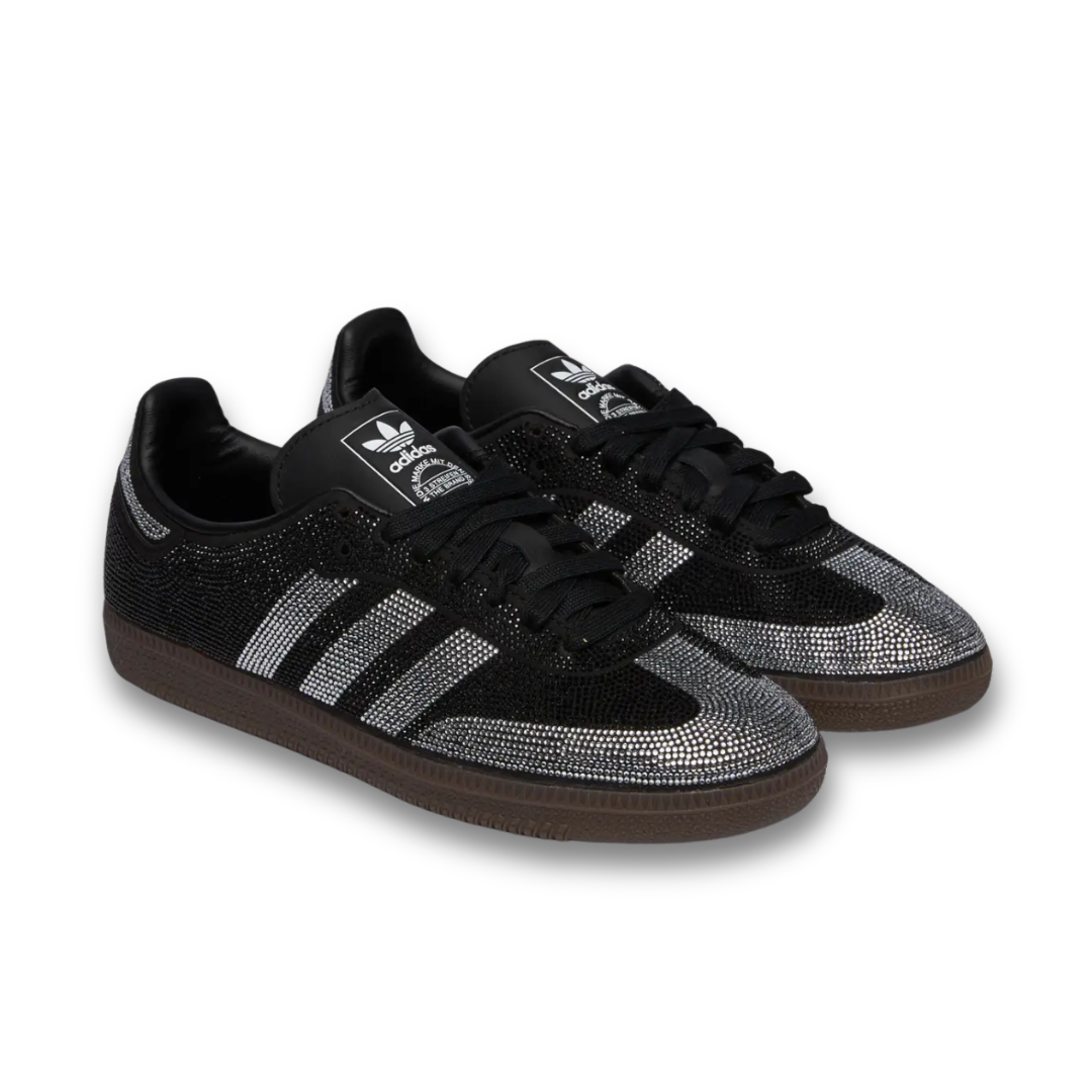 Adidas Samba OG Rhinestone Black Silver (Women's)