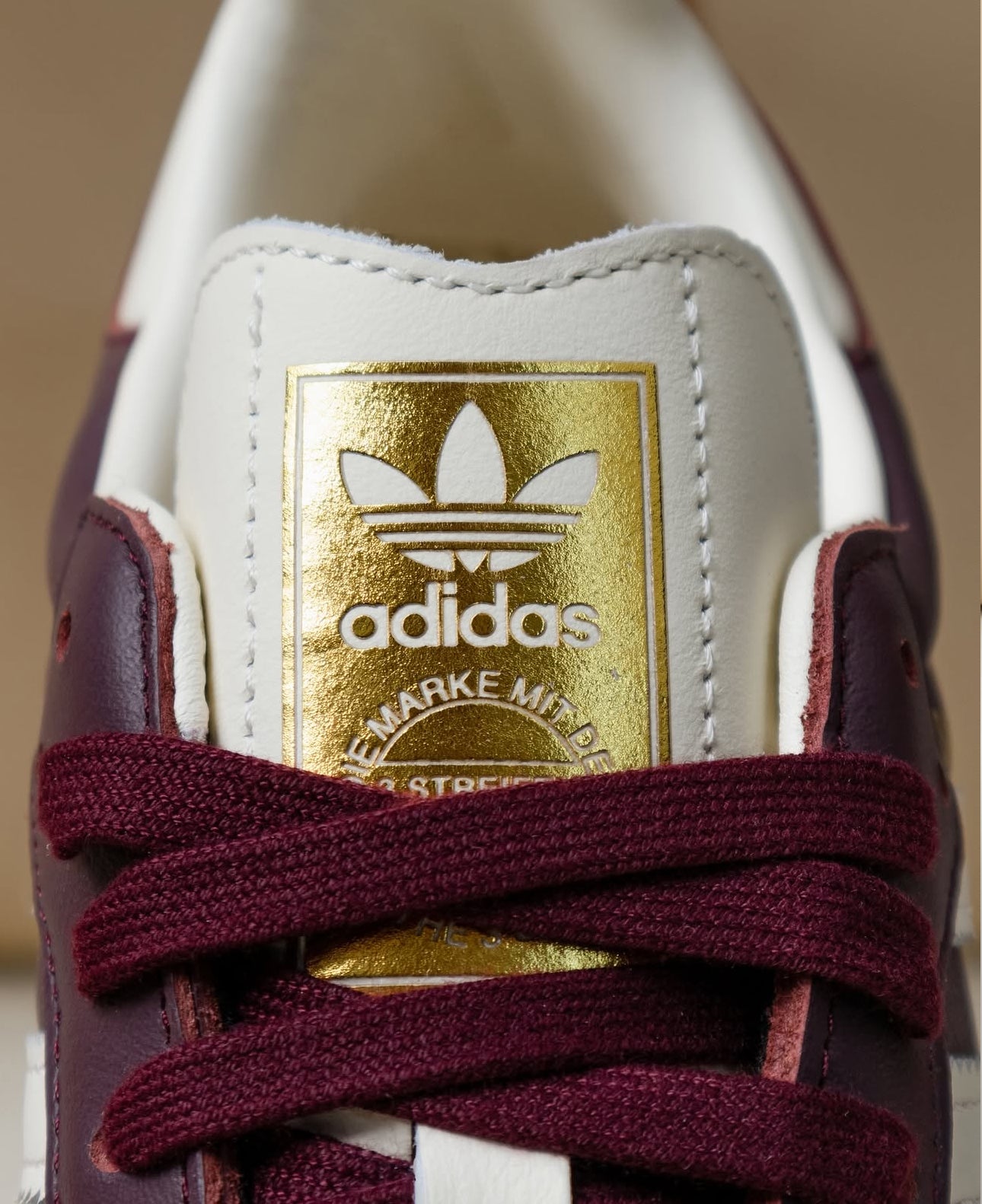 ADIDAS SAMBA OG - MAROON GOLD METALLIC