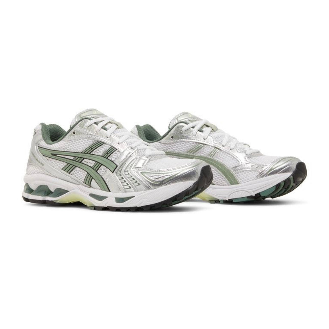 ASICS GEL-KAYANO 14 - WHITE PURE SILVER SLATE GREY SAGE