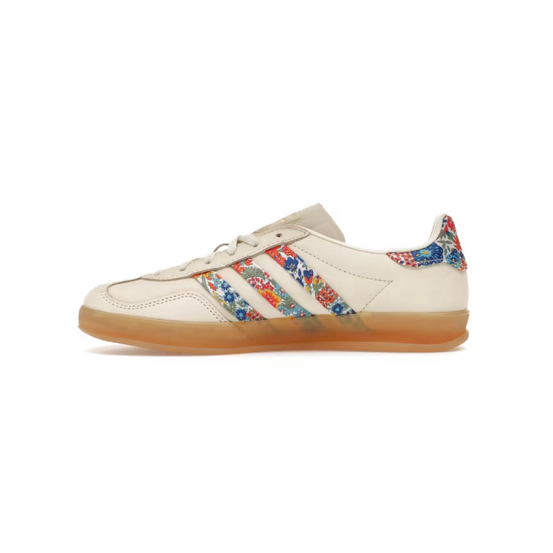 ADIDAS GAZELLE INDOOR - LIBERTY LONDON FLORAL EMBROIDERY STIPES