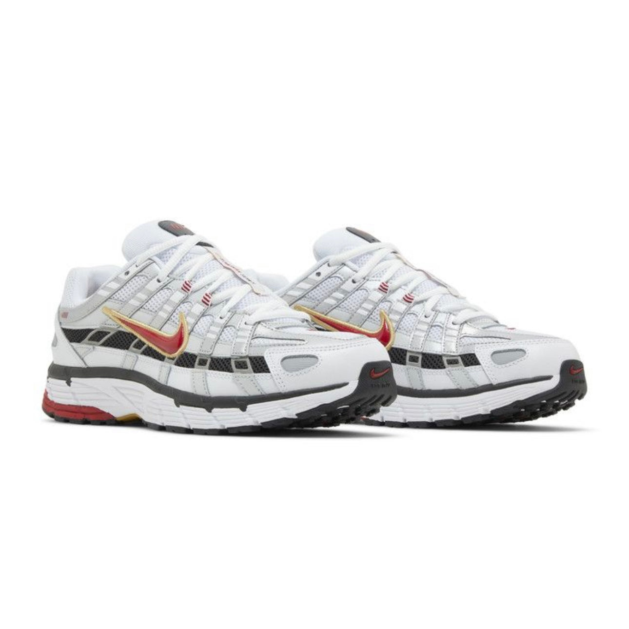 Nike P-6000 White Gold Red