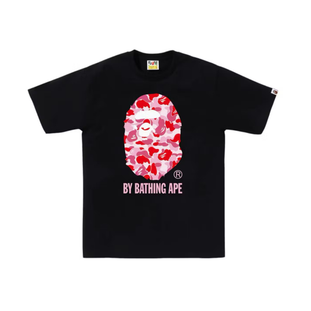 BAPE ABC Camo By Bathing Ape Tee (SS25) Black/Pink