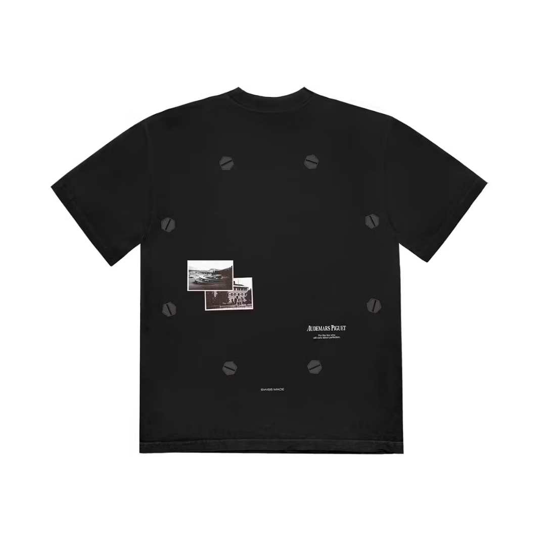 Travis Scott CJ x Audemars Piguet Vintage Tee Black