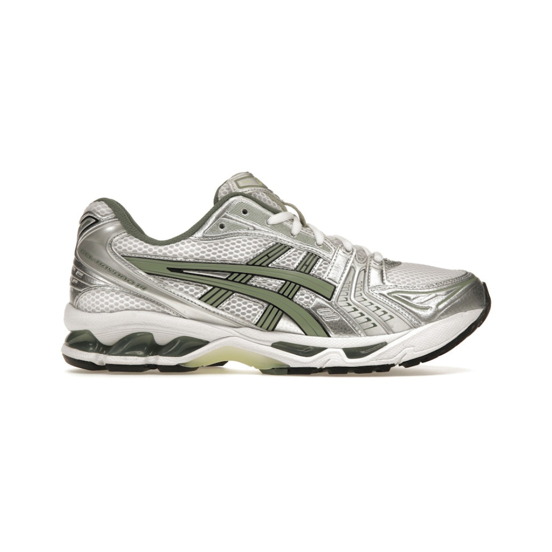ASICS Gel-Kayano 14 White Pure Silver Slate Grey Sage