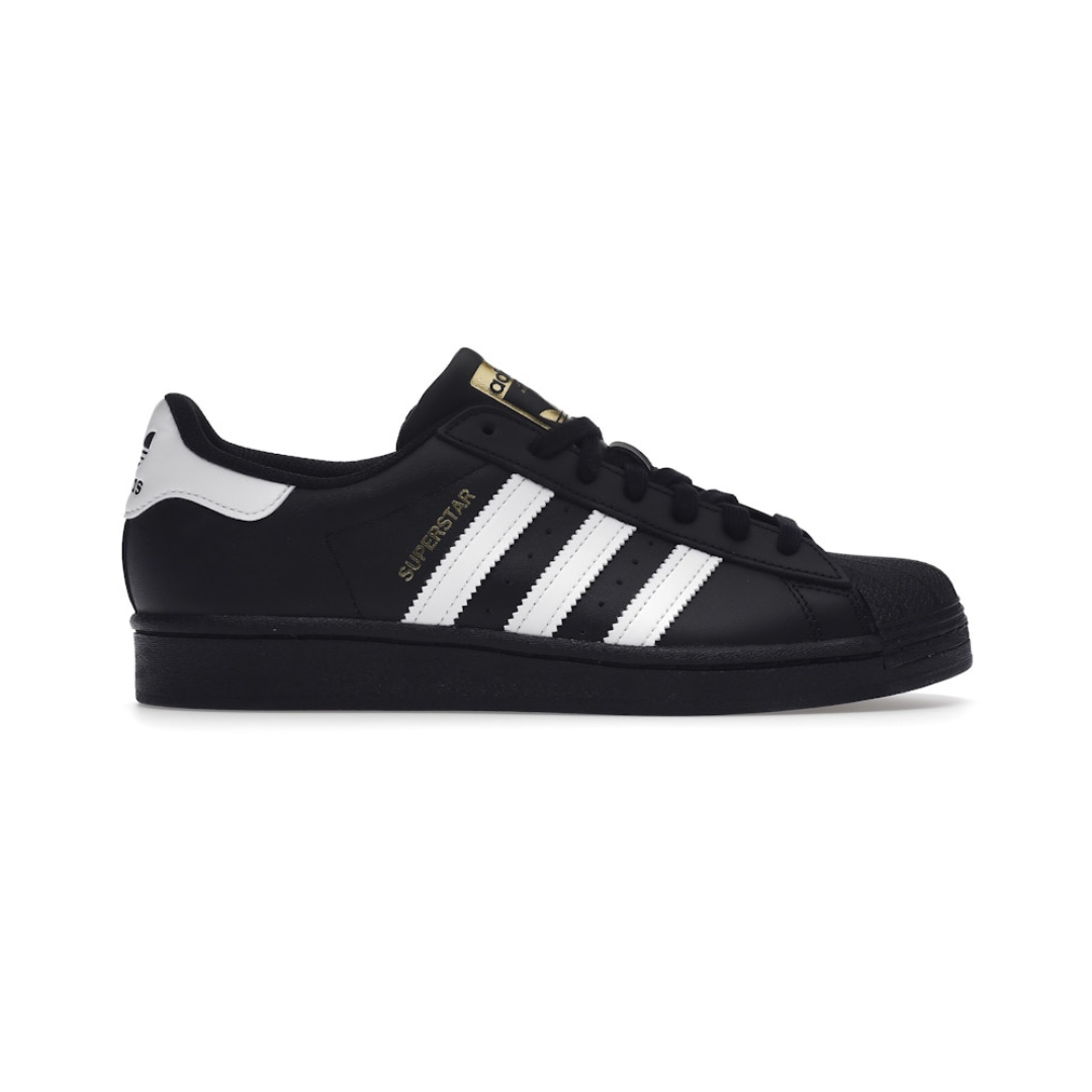 adidas Superstar Core Black Cloud White Gold