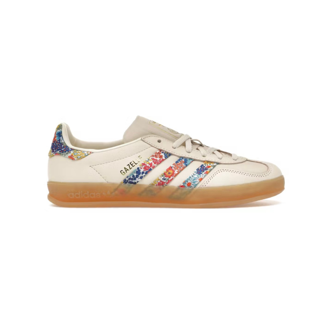 ADIDAS GAZELLE INDOOR - LIBERTY LONDON FLORAL EMBROIDERY STIPES