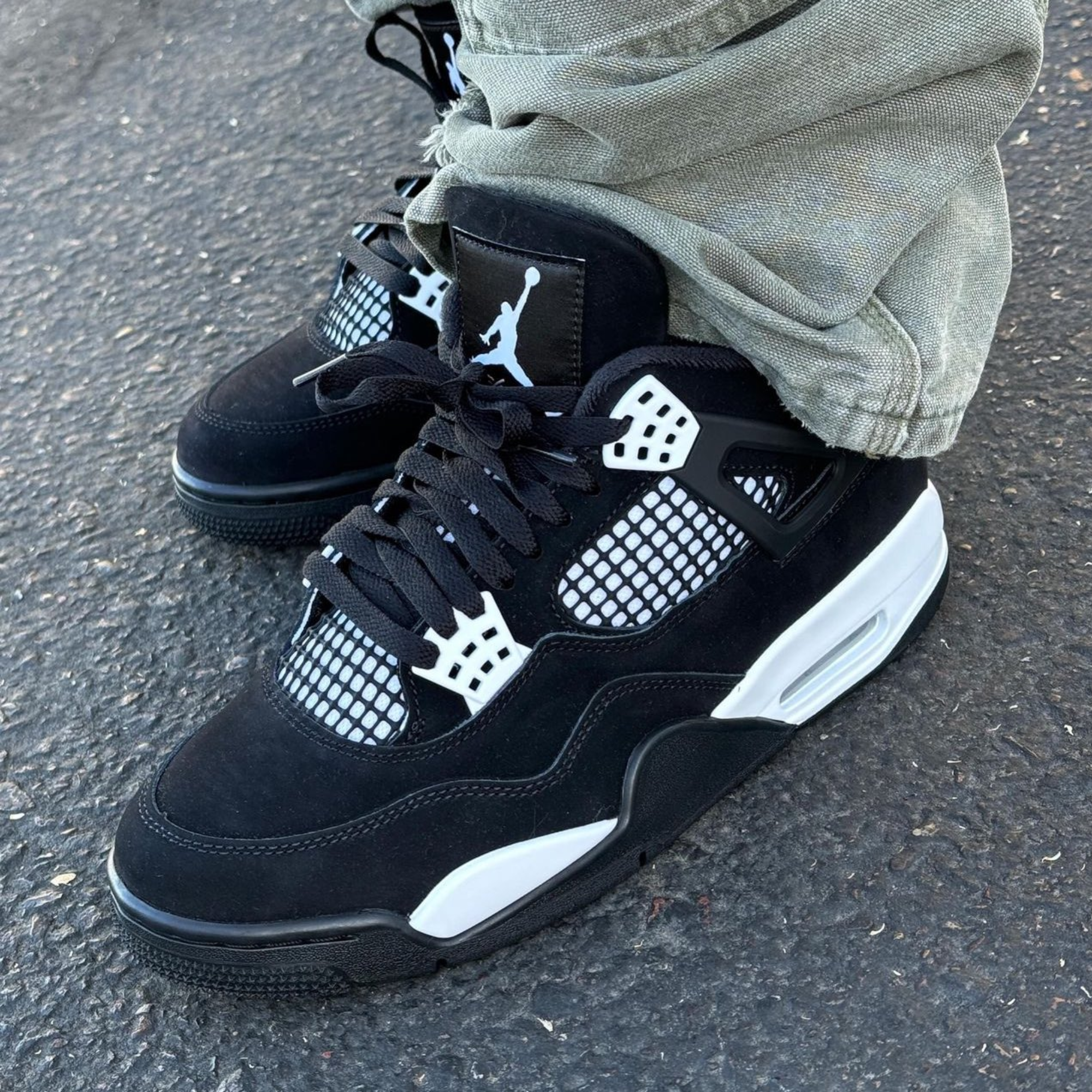 Air Jordan 4 Retro GS White Thunder