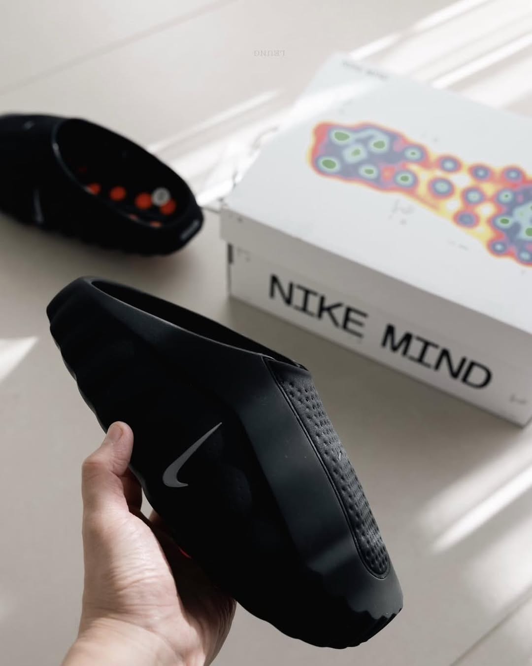 Nike Mind 001 Slide Black Chrome