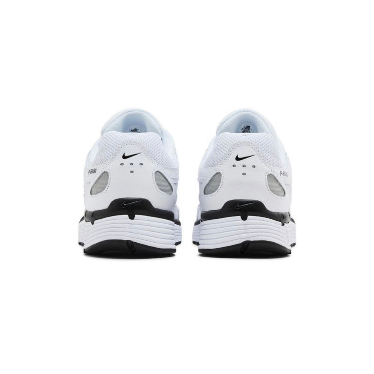 Nike P-6000 White Metallic Silver Black