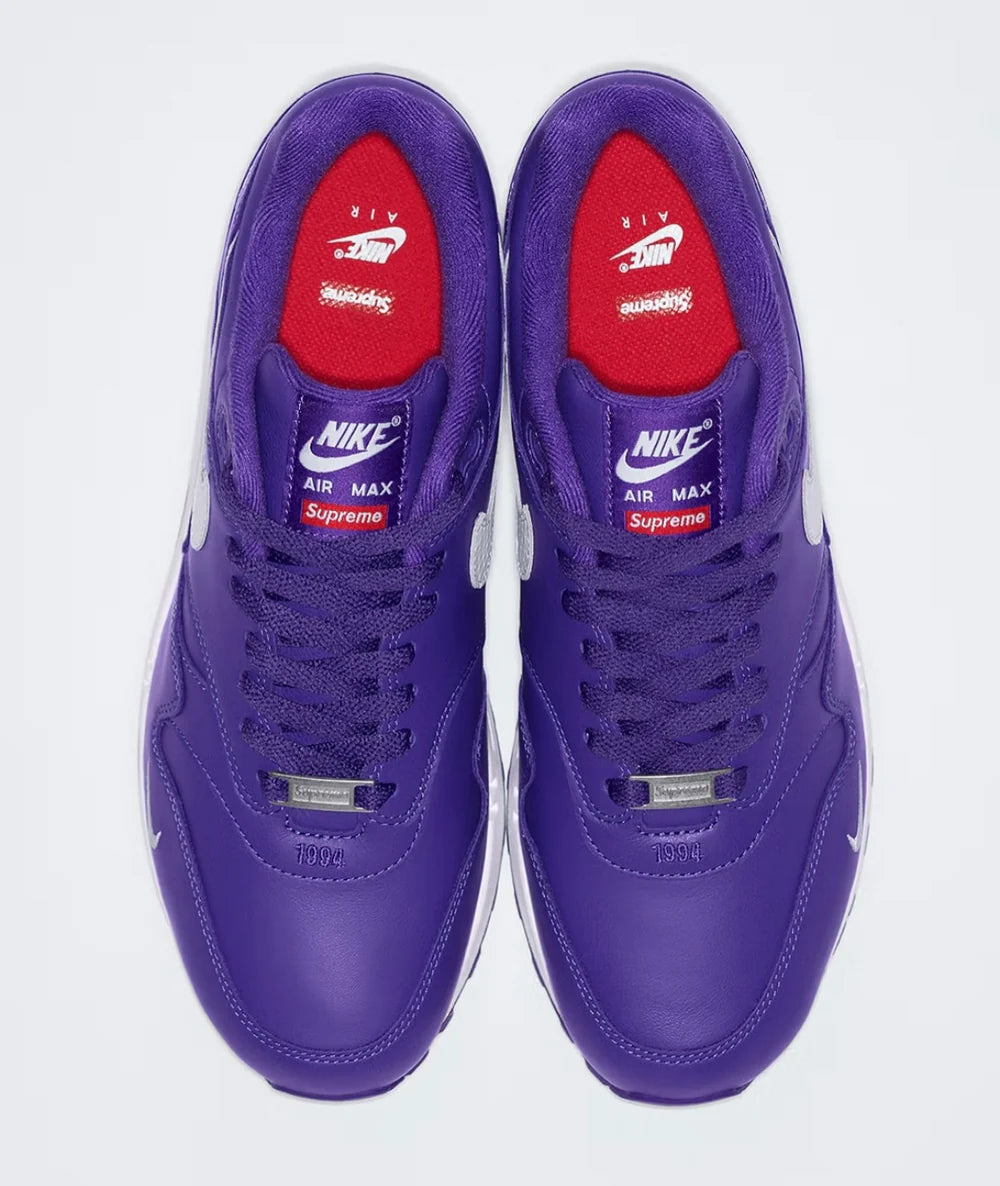 NIKE AIR MAX 1 '87 SP - SUPREME VARSITY PURPLE