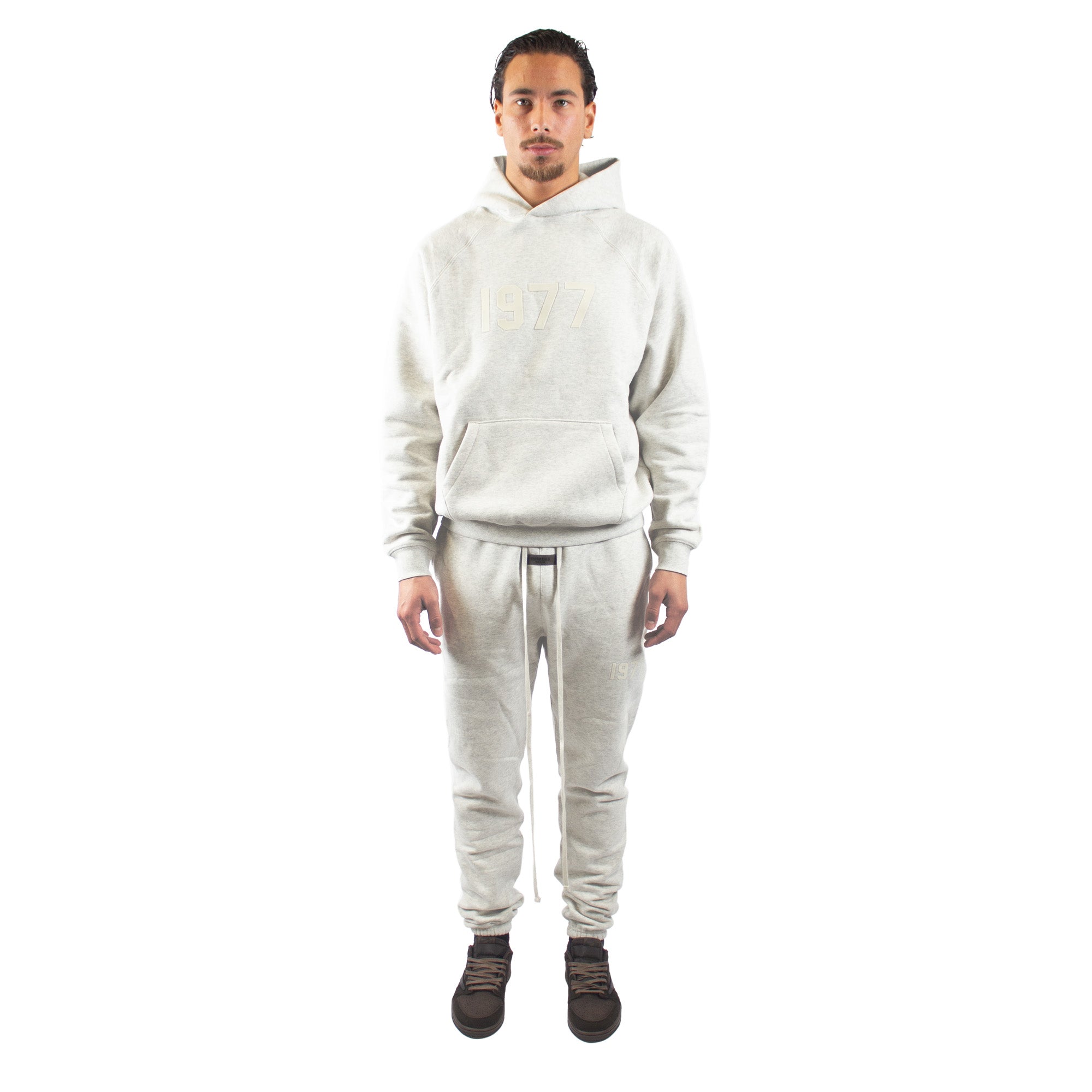 Fear of God Essentials 1977 Light Oatmeal Hoodie