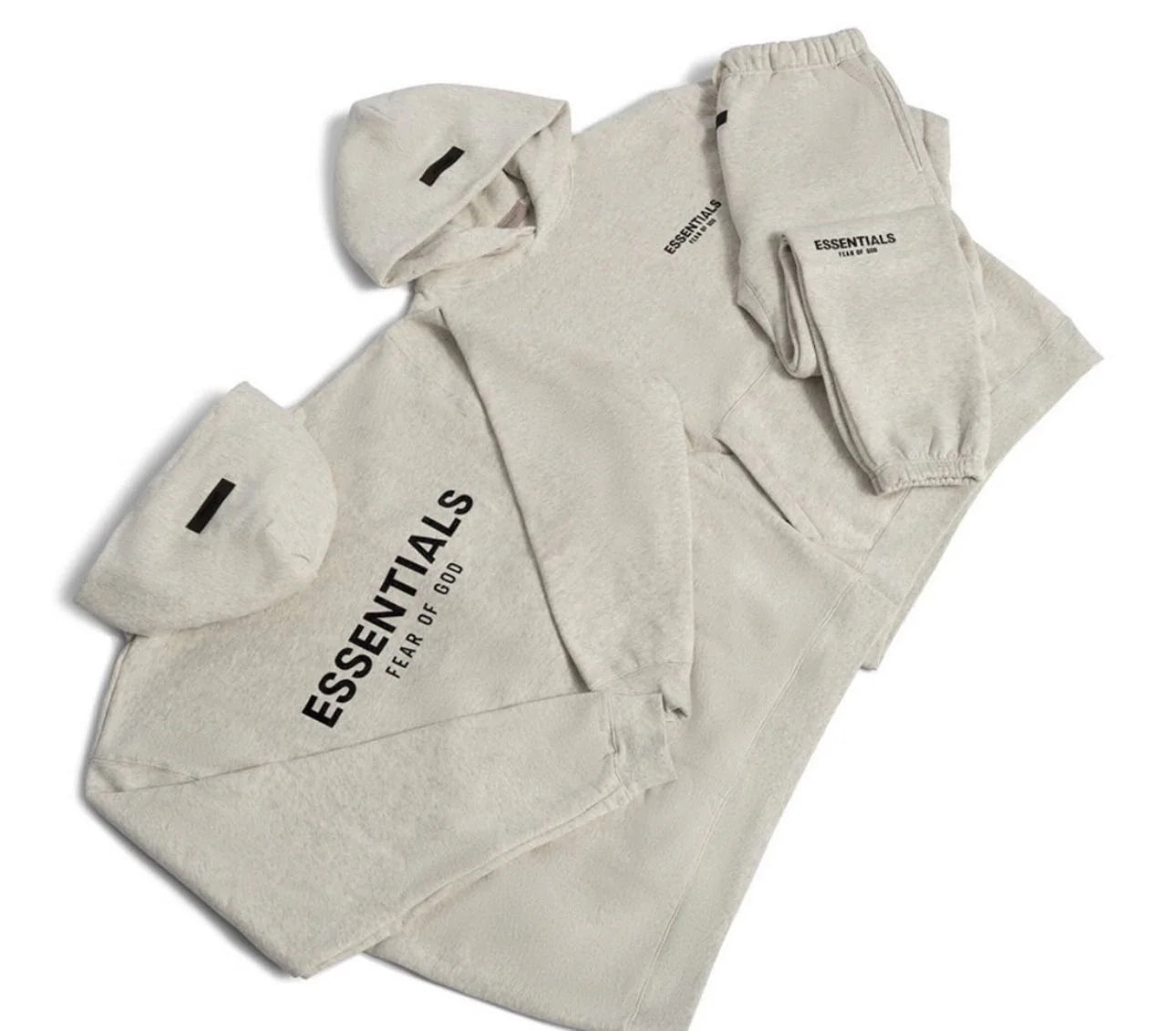 FEAR OF GOD ESSENTIALS FULL SET - LIGHT OATMEAL
