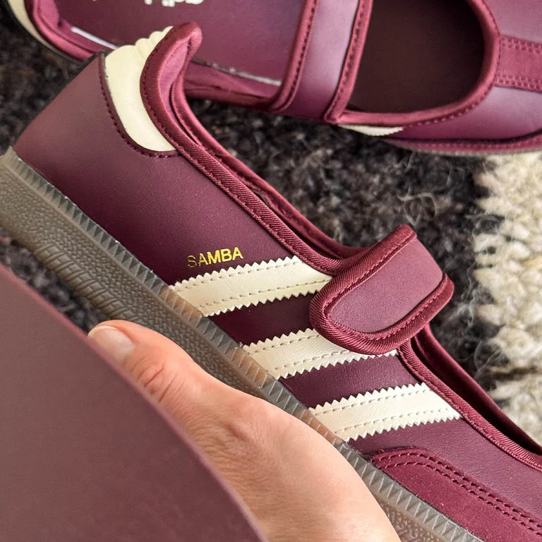 adidas Samba Jane Maroon Cream White (Women's)