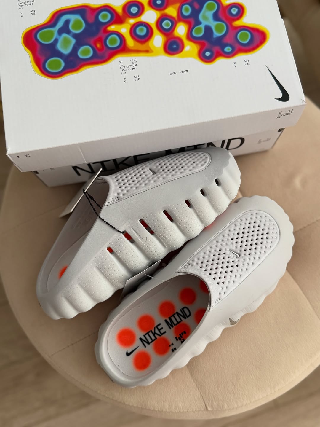 Nike Mind 001 Slide Light Smoke Grey