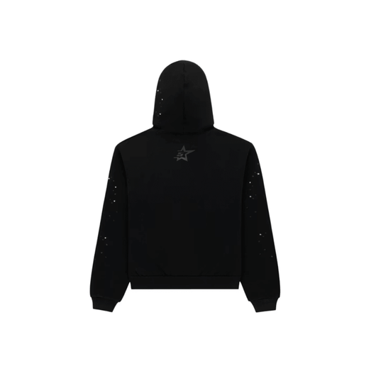Sp5der Rhinestone Punk V2 Hoodie Black