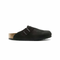 Birkenstock Boston Soft Footbed Suede Black