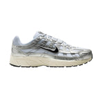 Nike P-6000 White Metallic Silver Flat Silver Black