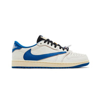 Jordan 1 Retro Low OG SP Fragment x Travis Scott Sail Military Blue