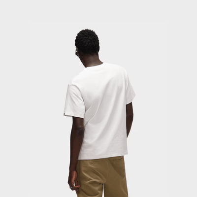 BAPE A Bathing Ape Check by Bathing Tee White/Beige