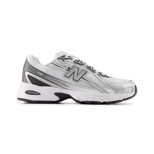 New Balance 740 White Metallic Silver Black