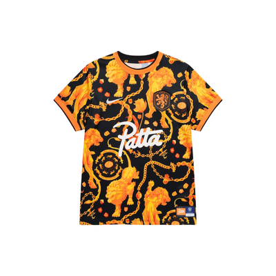 Nike x Patta x Netherlands KNVB Pre Match Jersey Orange
