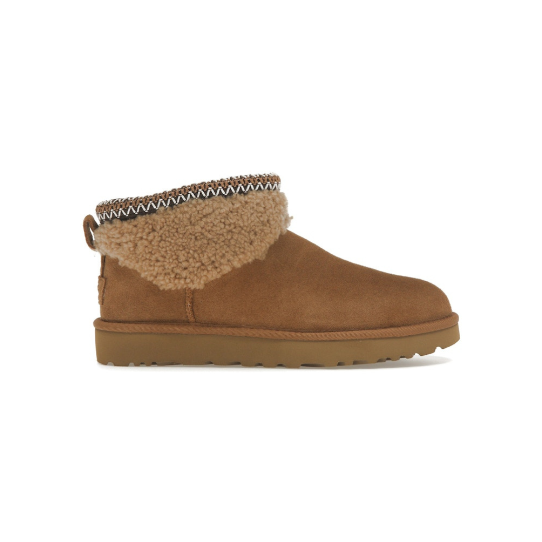 UGG Classic Ultra Mini Maxi Curly Boot Chestnut (Women's)
