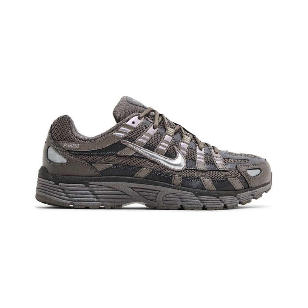 Nike P-6000 Cave Stone Medium Ash Flat Pewter Metallic Silver