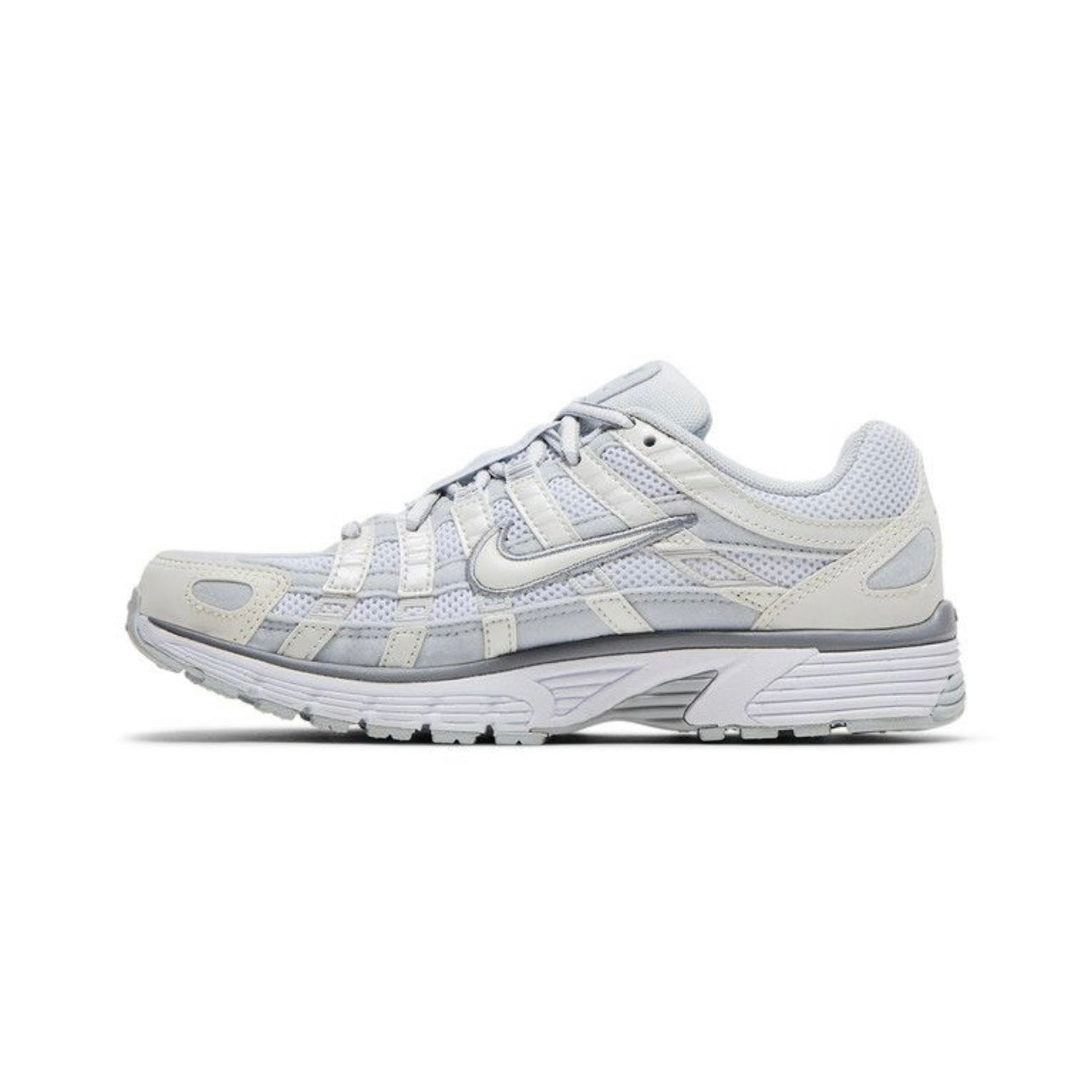 Nike P-6000 Metallic Silver Summit White-Wolf Grey