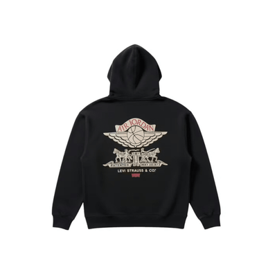 Nike Jordan x Levi's Full Zip Hoodie Black