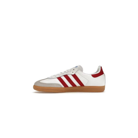 ADIDAS SAMBA OG - WHITE BURGUNDY GUM (woman)