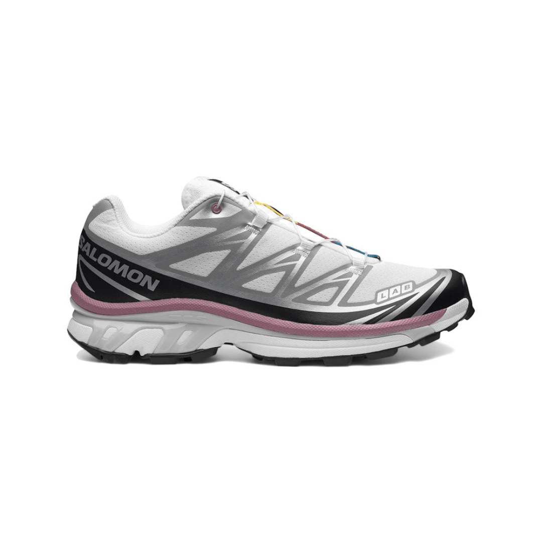 Salomon XT-6 White Black Dusky Orchid