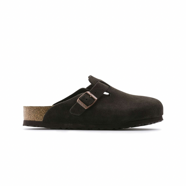 Birkenstock Boston Soft Footbed Suede Mocha