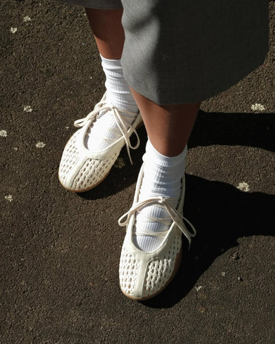adidas Taekwondo Mei Ballet Basketweave Cream White (Women's)