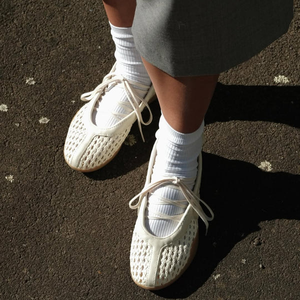 adidas Taekwondo Mei Ballet Basketweave Cream White (Women's)
