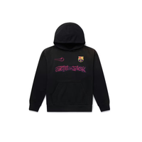 Travis Scott x Nike x FC Barcelona Spray Logo Hoodie Black