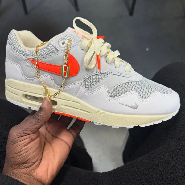 Nike Air Max 1 Patta Waves White Hyper Crimson