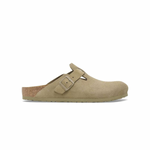 Birkenstock Boston Suede Faded Khaki