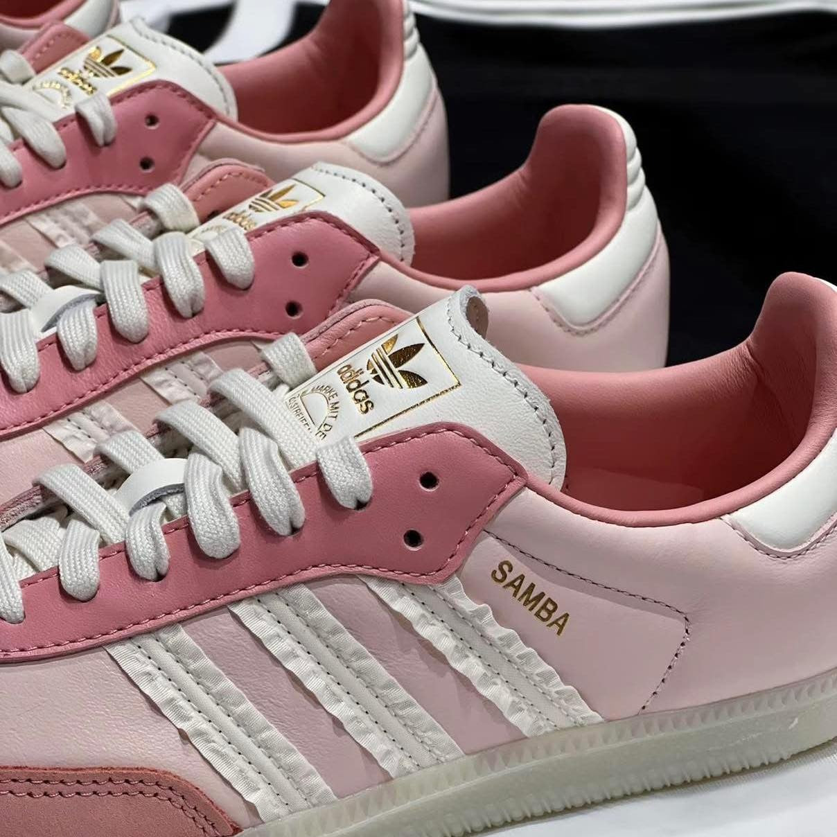 Adidas Samba Ruffle Stripes Pack Wonder Mauve (Women's)