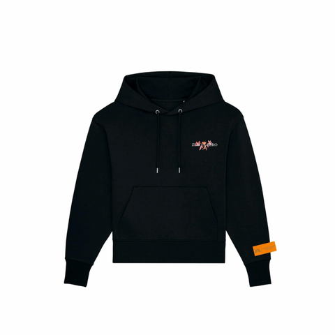 Z2Z HOODIE - ORDINARY FLOWER BLACK