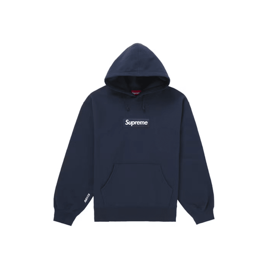 Supreme Box Logo Hooded Sweatshirt (FW25) Navy