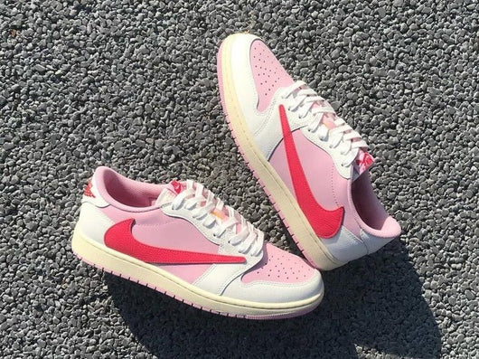 Jordan 1 Retro Low OG SP Travis Scott Sail Tropical Pink