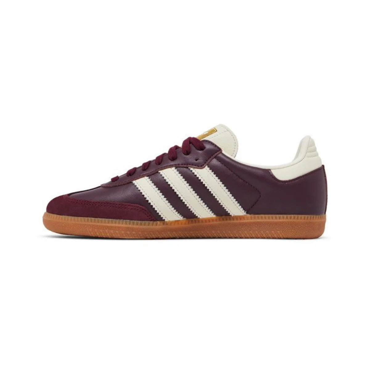 adidas Samba OG Maroon Gold Metallic (Women's)