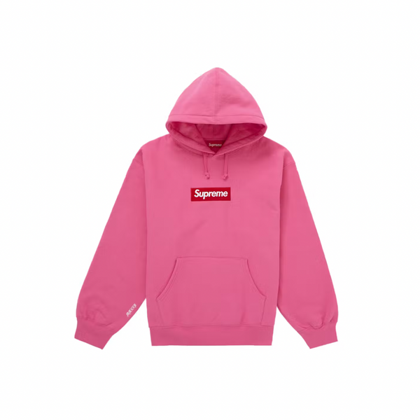Supreme Box Logo Hooded Sweatshirt (FW25) Magenta