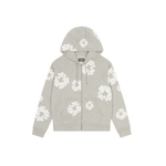 Denim Tears Cotton Wreath Zip Hoodie Grey