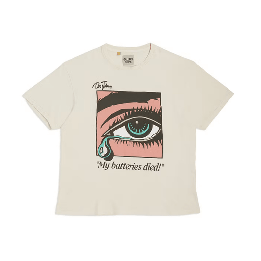 Gallery Dept. Dead Batteries Tee Antique White