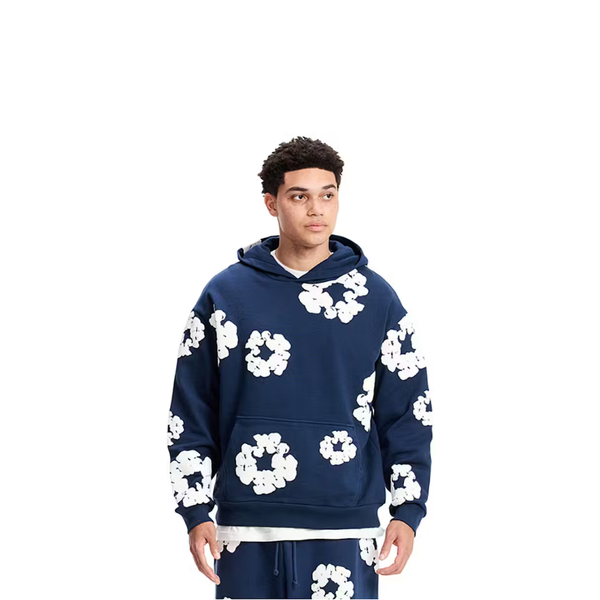 Denim Tears The Cotton Wreath Sweatshirt Navy