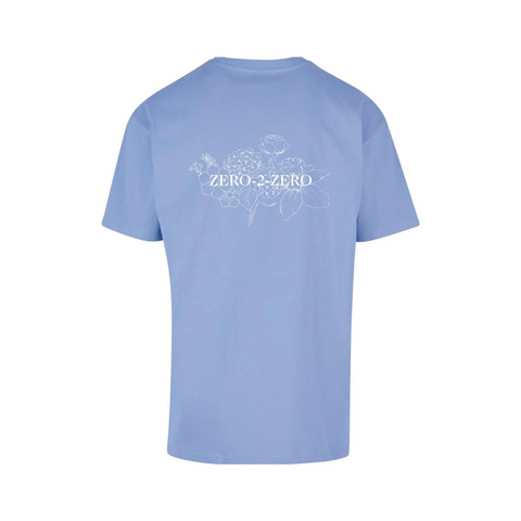 Z2Z T-SHIRT - AMSTERDAM FLOWER LIGHT BLUE